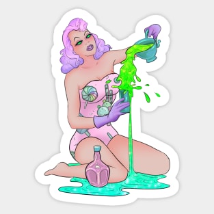 Acid Pin Up Sticker